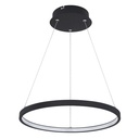Suspension Ralph LED 19W en métal noir, au design moderne et minimaliste, idéale pour un éclairage élégant, Dakar, Sénégal.