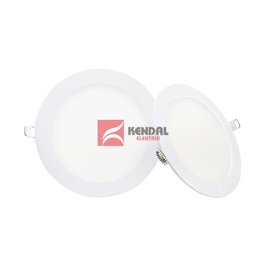 Panneau LED Premium 6W Rond Lumière Blanche Froide Ø12