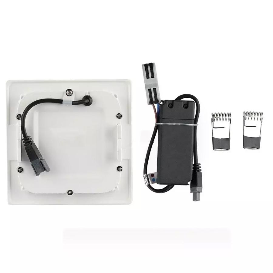 Panneau LED 18W Premium Carré Lumière Jaune 22.5x22.5 cm