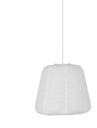 Suspension Wabi forme lanterne vintage en papier blanc, disponible sur Dakar, Sénégal