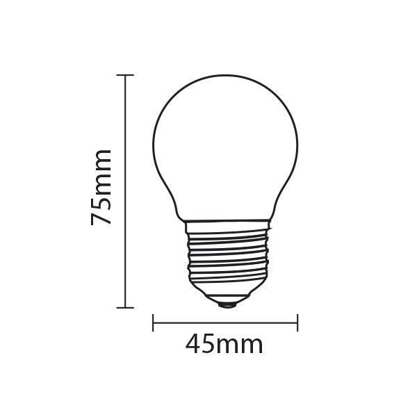 Éclairage LED vintage filament E27 G45 4W lumière chaude Dakar, Sénégal