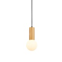 DIAMA Lustre Noire verre opaque dorée 1*G9 33W