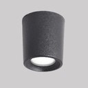 Plafonnier Livia 90 en résine noire antichoc GU10 LED 3,5W IP55 Dakar, Sénégal