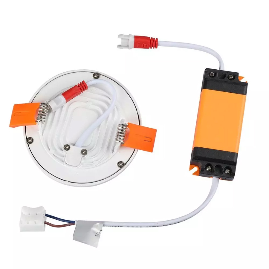 Panneau LED 15W Rond encastré Lumière Jaune Ø14.5