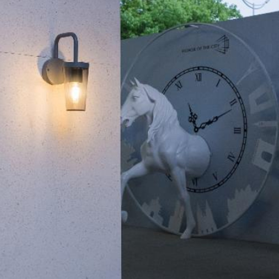 Applique extérieur Astonne en fonte aluminium anthracite étanche IP54.Dakar, Sénégal