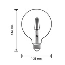 Ampoule LED Filament G125 E27 6.5W Lumière Blanche Naturelle