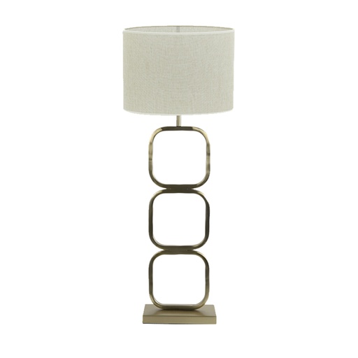 Lampe à poser Lutika en métal doré