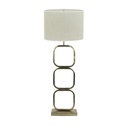 Lampe à poser Lutika en métal doré