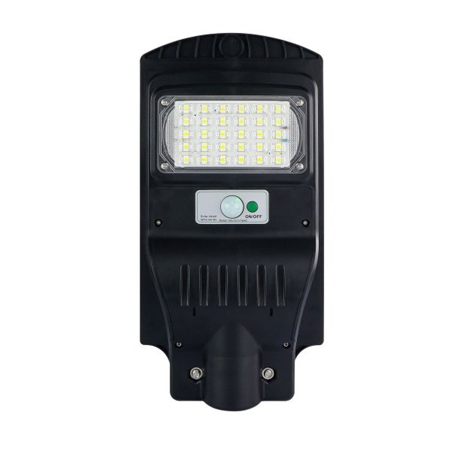Lampadaire Solaire LED 8W avec détecteur de mouvement Lumière Blanche froide étanche IP65