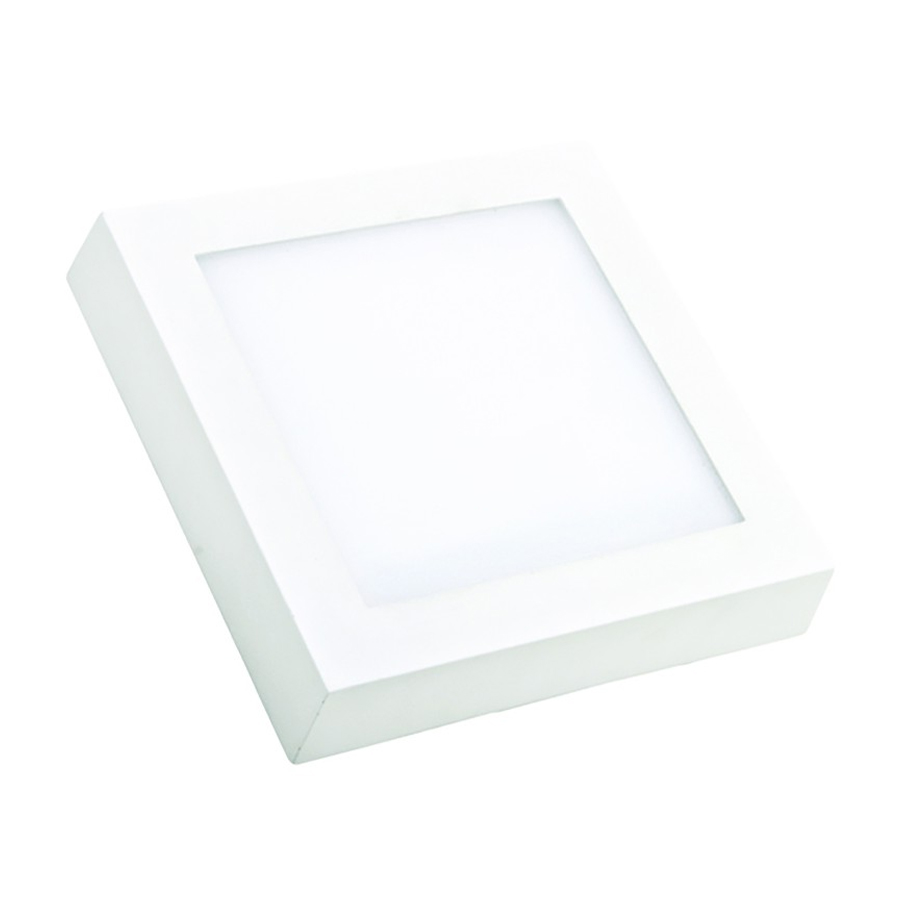 Panneau LED Premium 6W Carré blanc Lumière Blanche Naturelle 12x12 cm