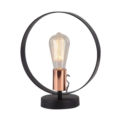 Lampe à poser Ile en métal noir