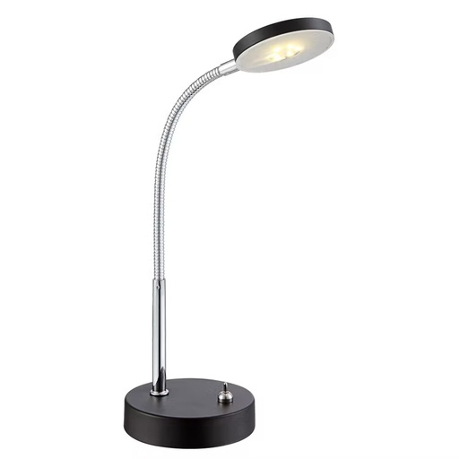 [GLO24124CV] DENIZ - Lampe à poser LED 5W noir Lumière Jaune H30