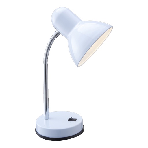 [GLO2485CV] BASIC - Lampe à poser en plastique blanc H35