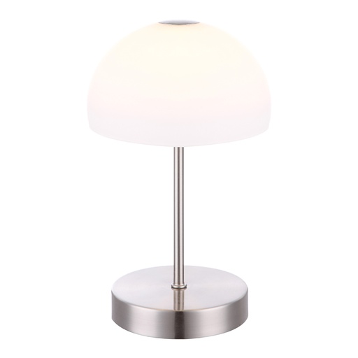[GLO21936] SNOWFLAKE - Lampe à poser LED 5W métal nickel mat Lumière Jaune H27