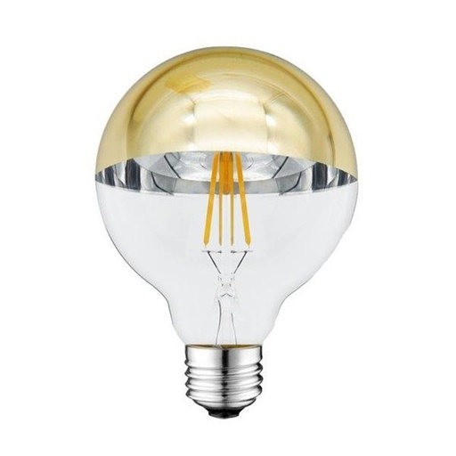 [OPT1890CV] Ampoule LED Filament G95 E27 7W verre doré Lumière Jaune