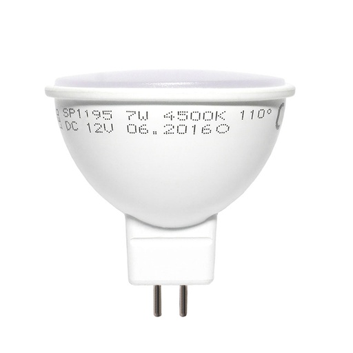 [OPT1194CV] Ampoule LED MR16 7W 110° Lumière Blanche Froide
