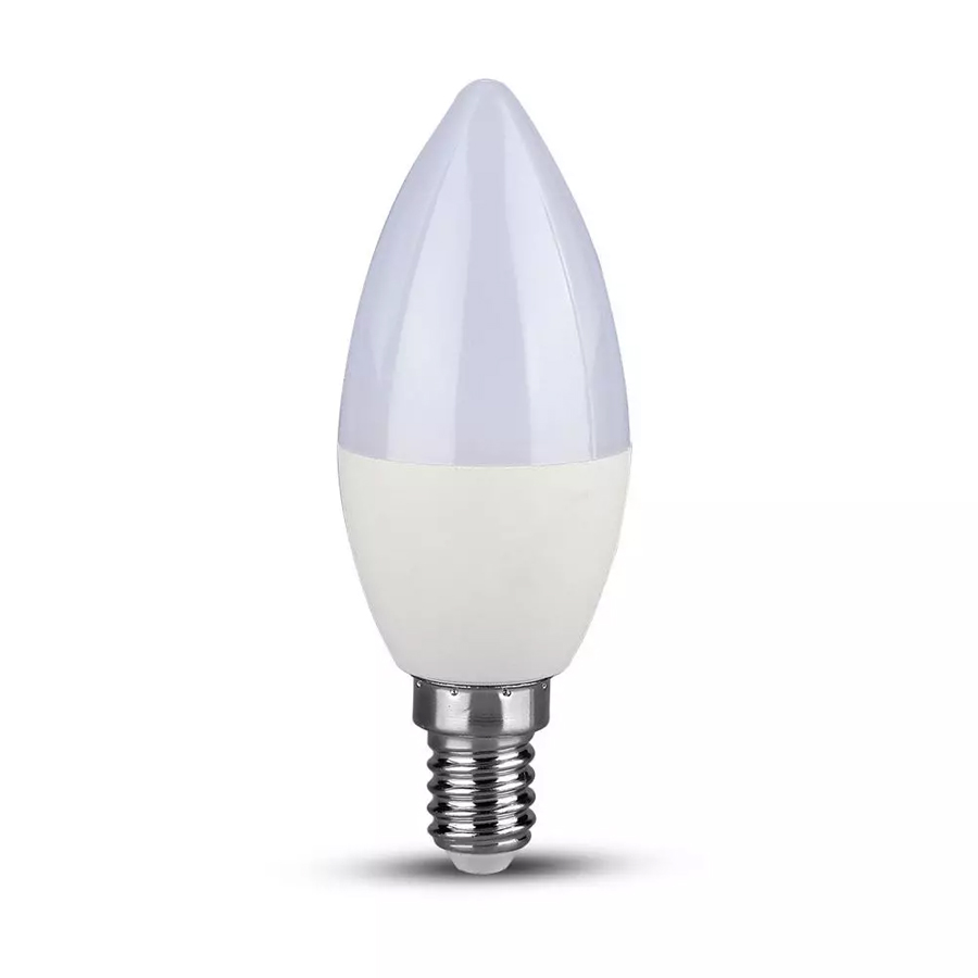 [VTA4122] Ampoule LED Bougie C37 E14 4W lumière Blanche Froide