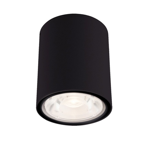 [NOW9107] EDESA M - Plafonnier LED 6W en aluminium noir étanche