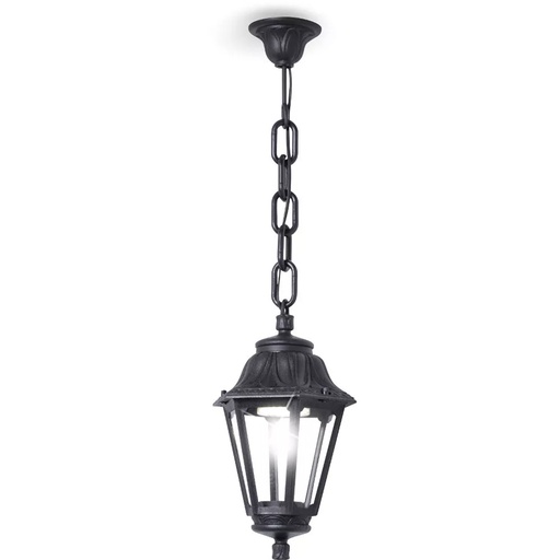 [FUME22120000AXE27] ANNA SICHEM - Suspension en résine antichoc noir étanche IP55