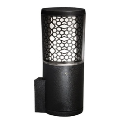 [FUMDR3570000AXU1K] CARLO DECO WALL - Applique murale en résine noir antichoc étanche IP55