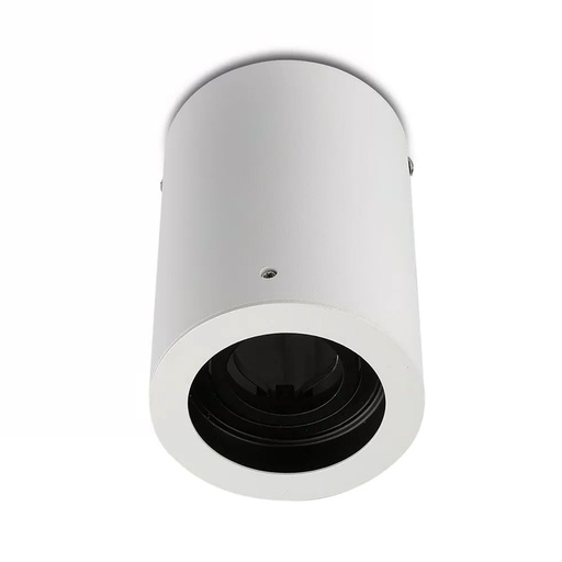 [VTA3627] Surface de montage GU10 ronde en aluminium blanc