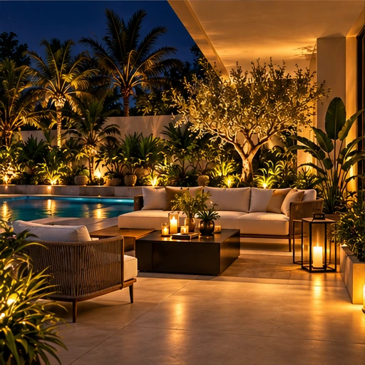 Éclairage terrasse