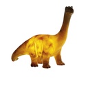DINOSAURE - Lampe à poser en résine marron H25