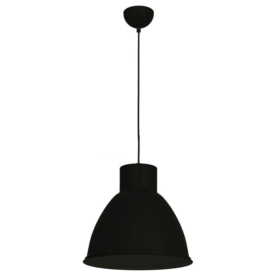 Suspension Sarkit en métal noir avec un design industriel et moderne, idéale pour les intérieurs contemporains, Dakar, Sénégal.
