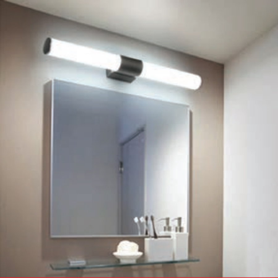 Applique LED miroir 12W en aluminium Lumière Blanche Froide L45cm
