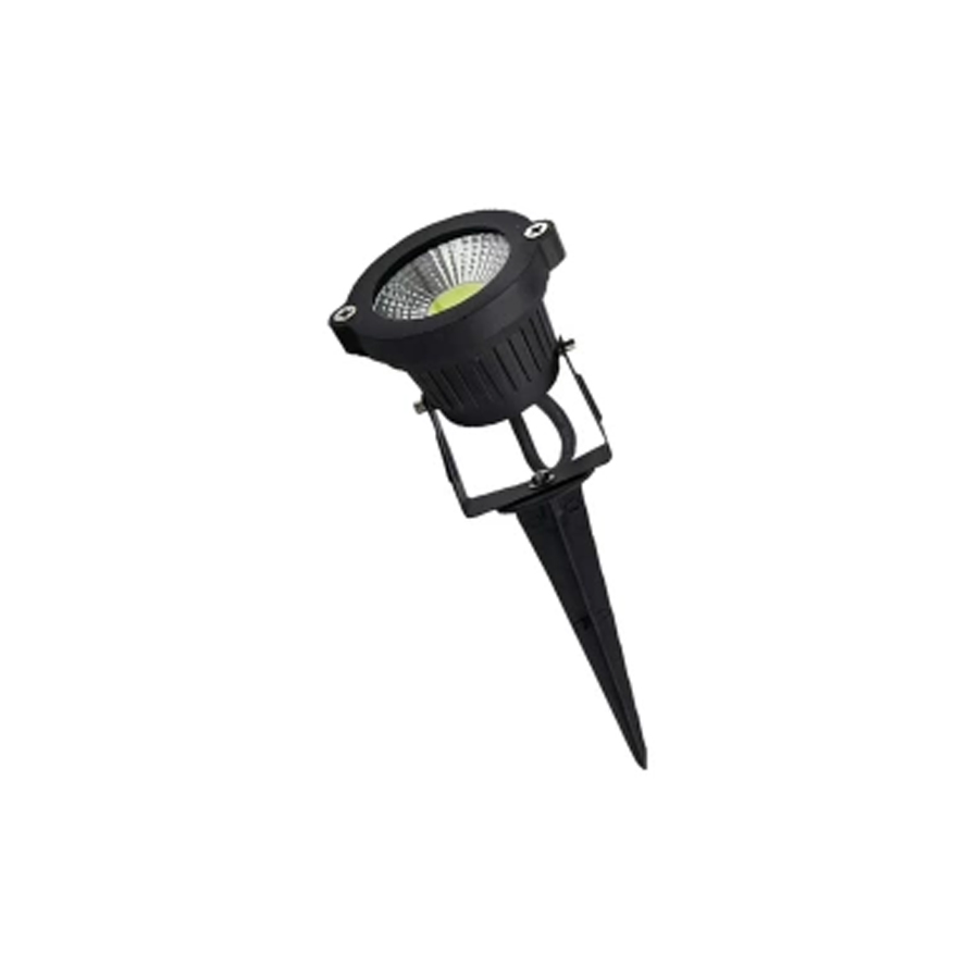 DARKE - Spot LED 7W à piquet jardin orientable Lumière Jaune étanche IP54