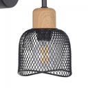 Applique OTTAWA métal et tiges métalliques grillagé noir E14 40W – Dakar, Sénégal