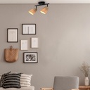 Spot/plafonnier Playa 2 lampes installées dans un intérieur cosy avec décor mural minimaliste