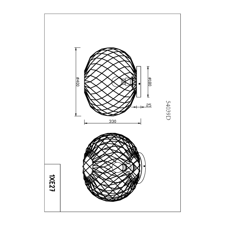 Spot/plafonnier Lacky 2 lampes installées dans un espace moderne avec un éclairage doux et naturel – Dakar, Sénégal.