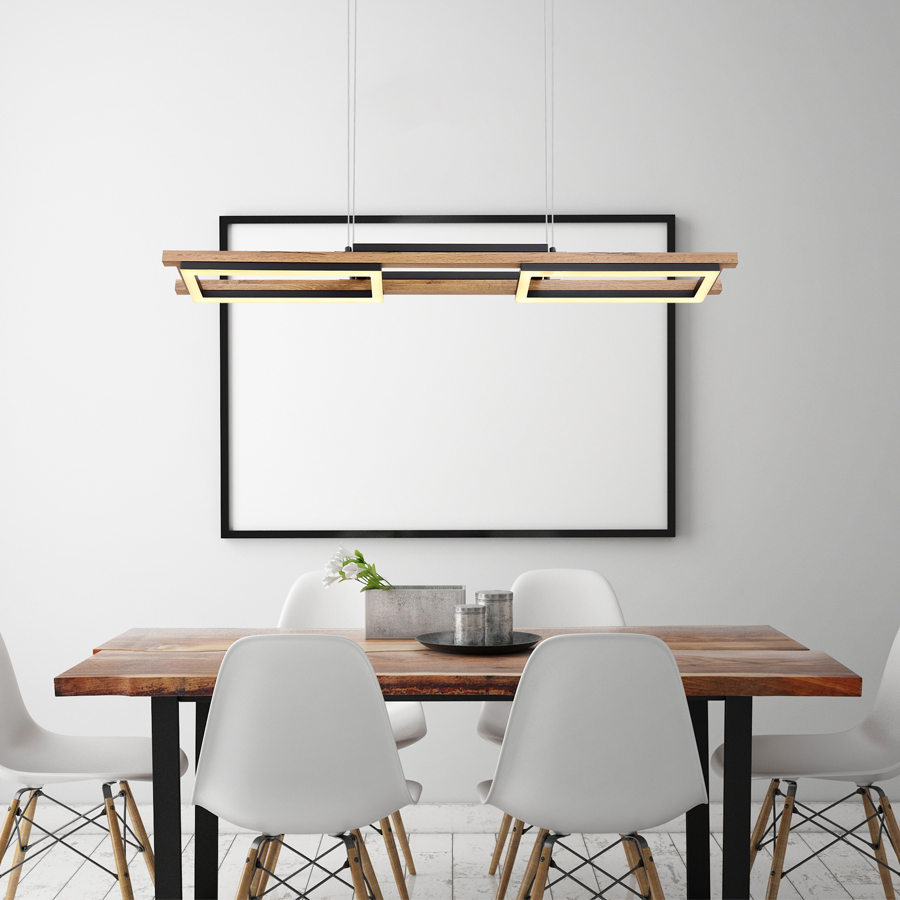 Lustre illa LED 30W en métal noir lumière blanche Dakar ,  Sénégal