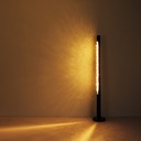 FELICITAS - Lampadaire LED 15W en métal noir mat Lumière Jaune H151