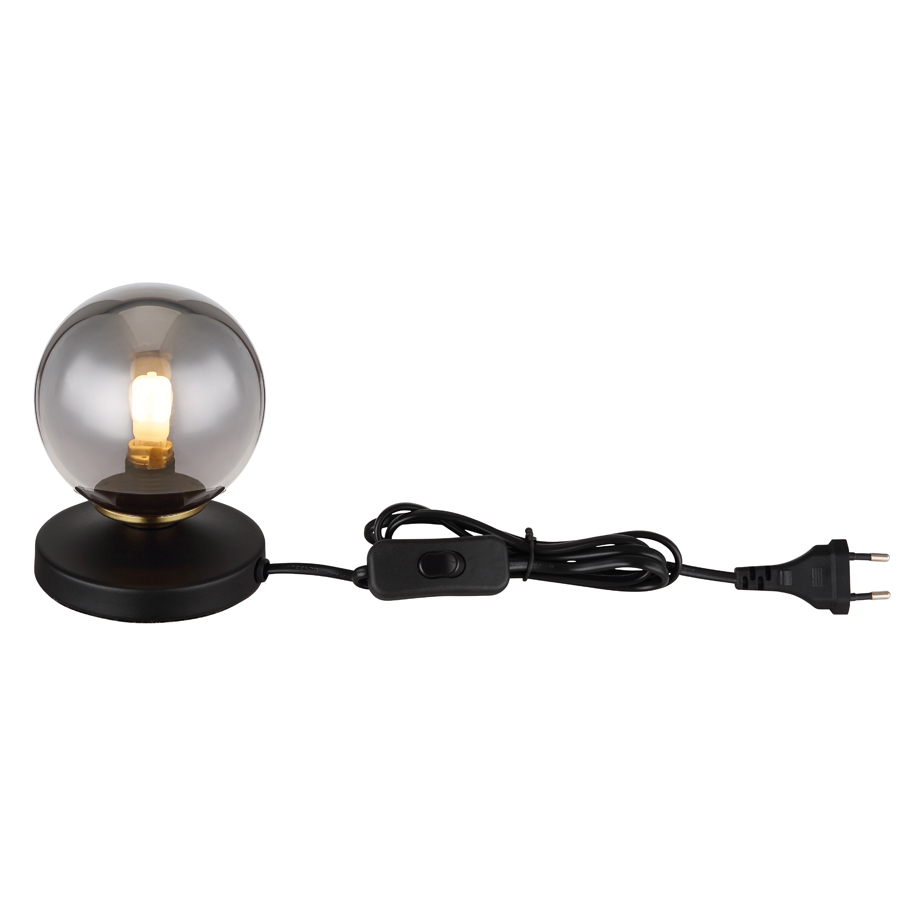 Zoom sur la jolie petite lampe à poser avec fil , Dakar Sénégal