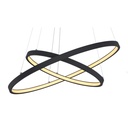Lustre ralph LED 42W en métal noir Lumière Jaune Dakar , Sénégal