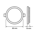 Panneau LED Premium 3W Rond, disponible sur Dakar, Sénégal