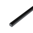 Piste de profile en aluminium noir 2m