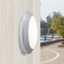 Berta Ronde Hublot Gris Clair Résine Opale Plastique GX53 LED IP66 1300 Lumens Dakar, Sénégal