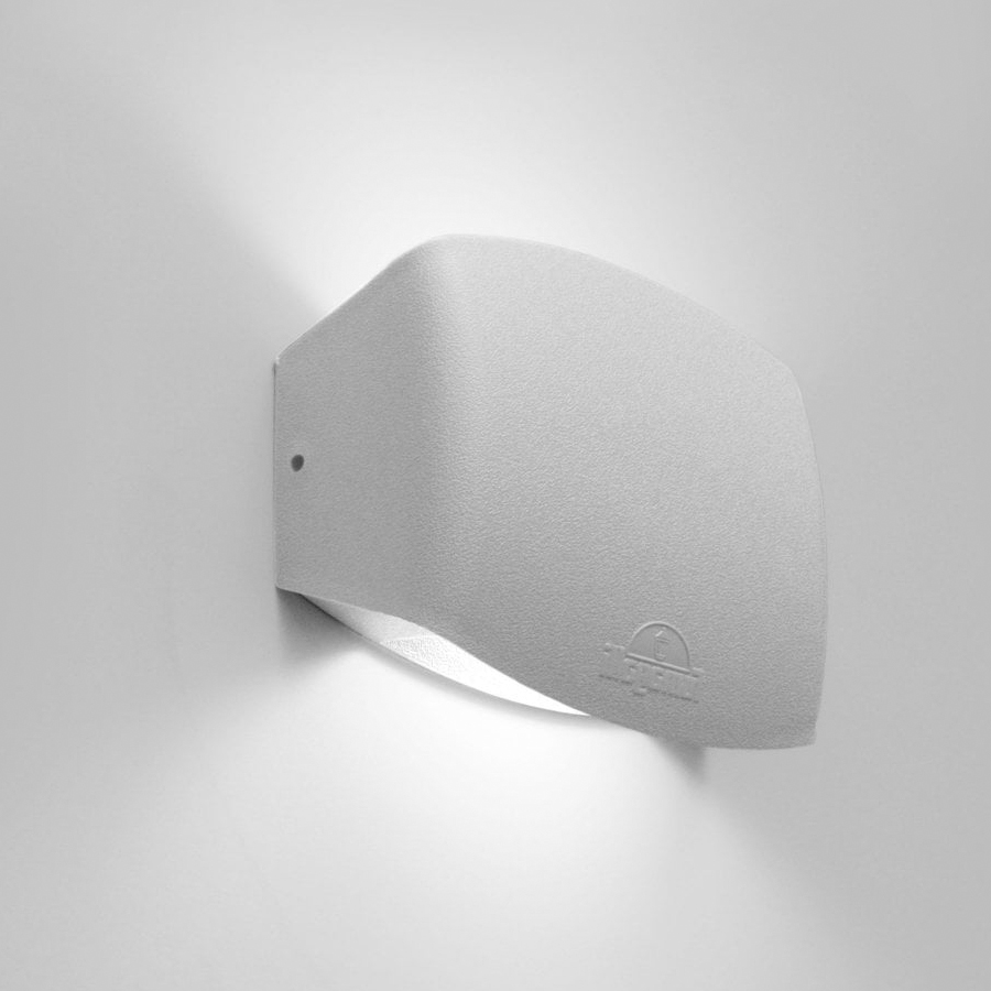 ABRAM 150 - Applique murale LED 4W en résine et plastique blanc étanche IP55