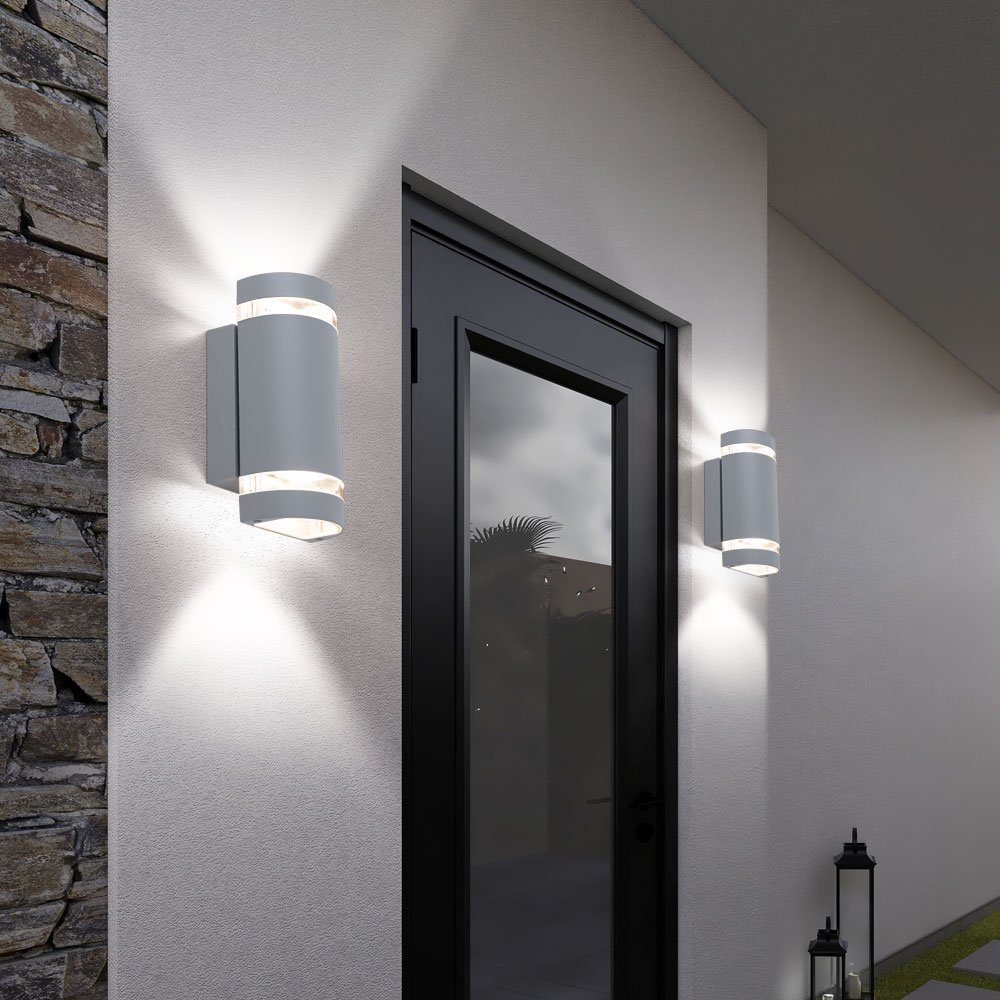 Applique Gunni en fonte d’aluminium gris anthracite étanche