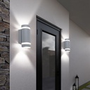 Applique Gunni en fonte d’aluminium gris anthracite étanche