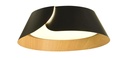 Plafonnier LED 36W en métal noir avec lumière jaune pour éclairage intérieur - Dakar, Sénégal