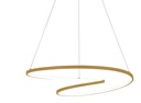 Lustre / Suspension elipse LED 60W doré dimmable avec 3 intensités disponible à Dakar, Sénégal