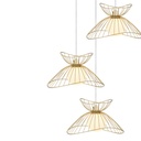 Lustre 3 lampes doré très stylé, disponible sur Dakar , Sénégal