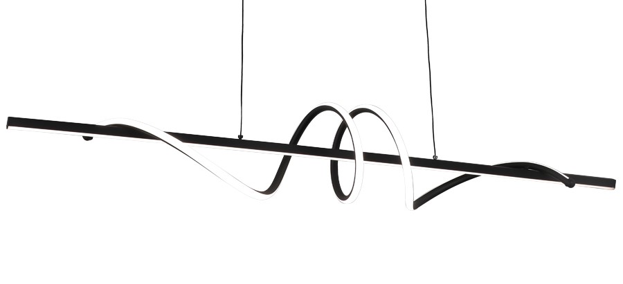 Zoom sur le luminaire suspendu Spring, Dakar Sénégal