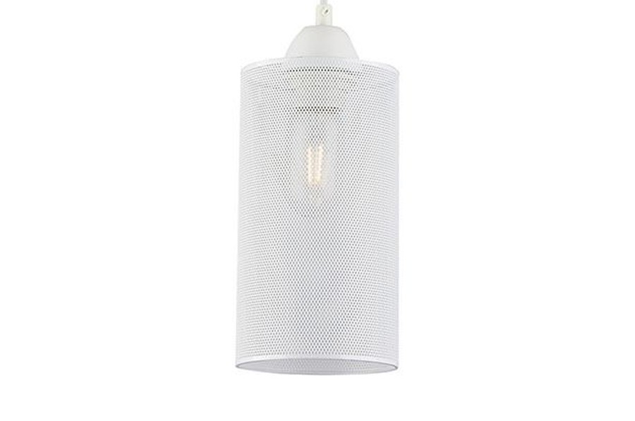 Zoom sur la belle suspension Canopy en blanc mat disponible à Dakar, Sénègal