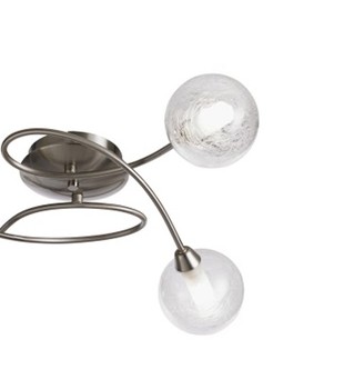 Détails des boules du lustre de 4 lampes très design disponible sur dakar, Sénégal