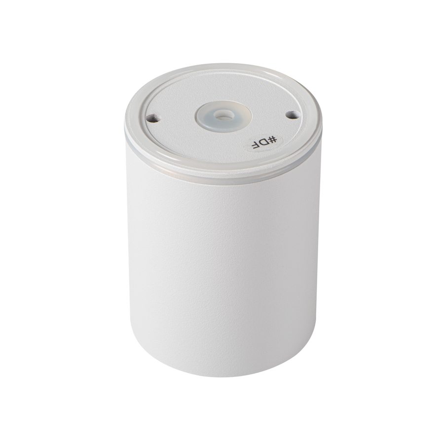 AQILO - Plafonnier GU10 en aluminium blanc étanche IP65 Ø9